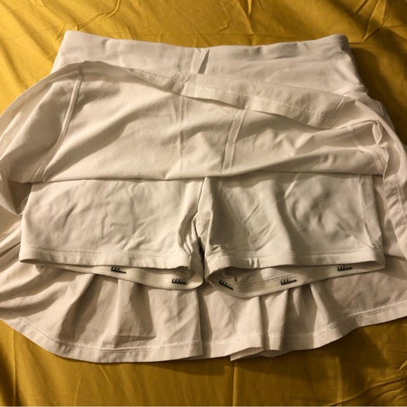 Lululemon Golf Pleated Tennis Skirt White Small 4 - Picture 7 of 7